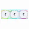 Вентилатори 3бр Lian Li UNI FAN SL Wireless ARGB PWM Reverse Blade - 120 mm Бели +