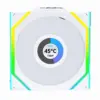 Вентилатор Lian Li UNI FAN SL Wireless LCD ARGB PWM - 120 mm Бял