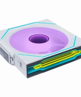 Вентилатори 3бр Lian Li UNI FAN SL-INF Wireless ARGB PWM Reverse - 120 mm Бели