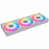 Вентилатори 3бр Lian Li UNI FAN CL Wireless ARGB PWM Reverse - 120 mm Бели +