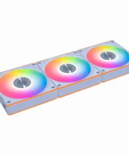Вентилатори 3бр Lian Li UNI FAN CL Wireless ARGB PWM Reverse - 120 mm Бели +