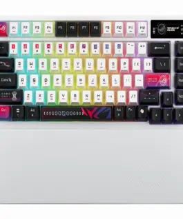 Геймърска безжична Клавиатура ASUS ROG Azoth X - White