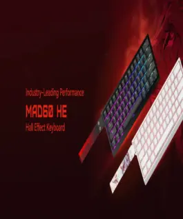 Madlions професионална геймърска механична клавиатура Professional Gaming Mechanical Keyboard MAD 60 HE Flagship V2 – 8K