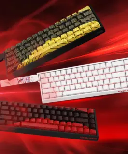 Alternative view of Madlions професионална геймърска механична клавиатура Professional Gaming Mechanical Keyboard MAD 68 HE RGB - 1K, Magnetic Amber Pro Switches - White