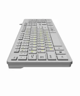 Makki нископрофилна кирилизирана клавиатура Keyboard USB BG - Low profile Chocolate - KB-C14