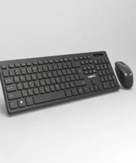 Makki БДС клавиатура и мишка Combo Keyboard and Mouse Wireless 2.4G BG low-profile chocolate -