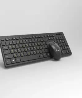Makki БДС клавиатура и мишка Combo Keyboard and Mouse Wireless 2.4G BG low-profile chocolate -