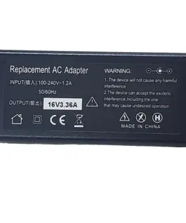 Alternative view of Makki зарядно за лаптоп заместител Laptop Adapter Lenovo - 16V 3.36A 54W 5.5x2.5mm - MAKKI-NA-LE-84