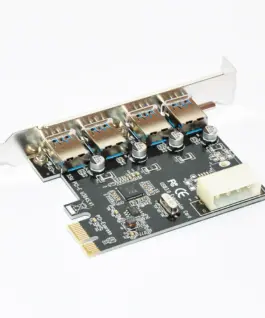 Alternative view of Makki PCI-E card 4 x USB3.0 port - MAKKI-PCIE-4XUSB30-V1