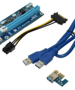 Makki Екстендер MAKKI Mining Riser PCI Express 1x to 16x - 270uf - MAKKI-SR135-270