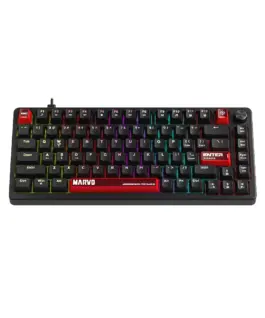 Alternative view of Marvo геймърска механична клавиатура Gaming Mechanical Keyboard Arma 82 KG936 - 1K, TNT Peach Switches [Linear], (English US)
