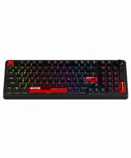 Alternative view of Marvo геймърска механична клавиатура Gaming Mechanical Keyboard Arma 98 KG937 - 1K, TNT Peach Switches [Linear], (English US)