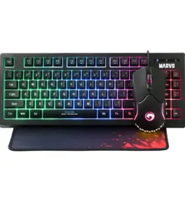 Marvo Геймърски комплект Gaming COMBO CM310 3-in-1 - Keyboard Mouse 1000 Hz Mousepad -