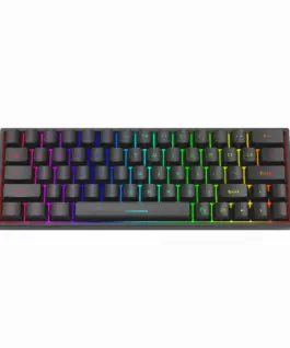 Alternative view of Marvo безжична механична геймърска клавиатура Wireless Gaming Mechanical keyboard Shogo 63W - KG955W - Bluetooth 5.0, 2.4G