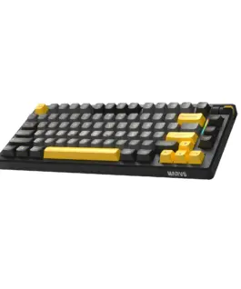 Alternative view of Marvo безжична механична геймърска клавиатура Wireless Gaming Mechanical keyboard Mega 80W - KG958W - Bluetooth 5.0, 2.4G