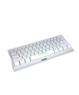 Alternative view of Marvo геймърска клавиатура Gaming Mechanical keyboard 61 keys TKL Hecate 61R WH - KG962G White - RED switches, RGB