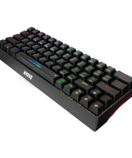 Marvo безжична механична геймърска клавиатура Wireless Gaming Mechanical keyboard Hecate 61WR Black – KG962W-R – Bluetooth 5.0