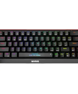 Marvo безжична механична геймърска клавиатура Wireless Gaming Mechanical keyboard Hecate 61WR Black – KG962W-R – Bluetooth 5.0