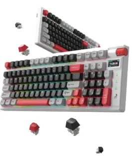 Marvo безжична механична геймърска клавиатура Wireless Gaming Mechanical keyboard Monka Storm KG991W – Bluetooth 5.0