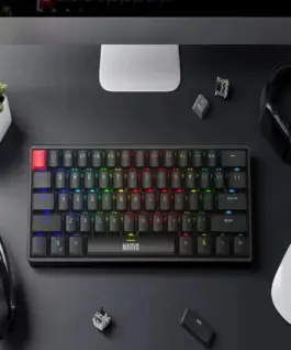 Marvo механична геймърска клавиатура Gaming Mechanical keyboard Saber 61 KG933G – 61 keys