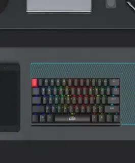 Marvo механична геймърска клавиатура Gaming Mechanical keyboard Saber 61 KG933G – 61 keys