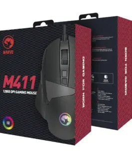 Marvo Геймърска мишка Gaming Mouse M411 RGB – 12800dpi