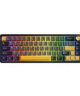 Marvo безжична механична геймърска клавиатура Wireless Gaming Mechanical keyboard Titan 65 - KG984W Black - Banana Crystal