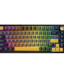 Marvo безжична механична геймърска клавиатура Wireless Gaming Mechanical keyboard Titan 75 - KG985W Black - Banana Crystal