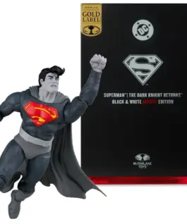 Фигурка DC Multiverse Superman (The Dark Knight Returns) Black and White Accent Edition Gold Label 7in - Image 3