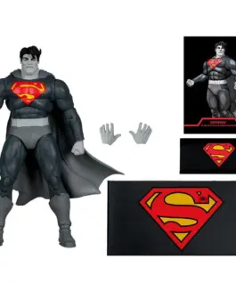 Фигурка DC Multiverse Superman (The Dark Knight Returns) Black and White Accent Edition Gold Label 7in - Image 4