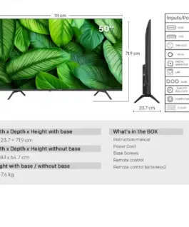 METZ Телевизор 50" UHD LED SMART TV