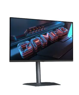 Alternative view of Геймърски монитор GIGABYTE MO27U2 - 27" QD-OLED, 4K UHD, 240Hz, 0.03ms