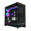 Montech кутия Case ATX - HS02 PRO (B) - 5 x 120 mm ARGB Fans USB-C Black