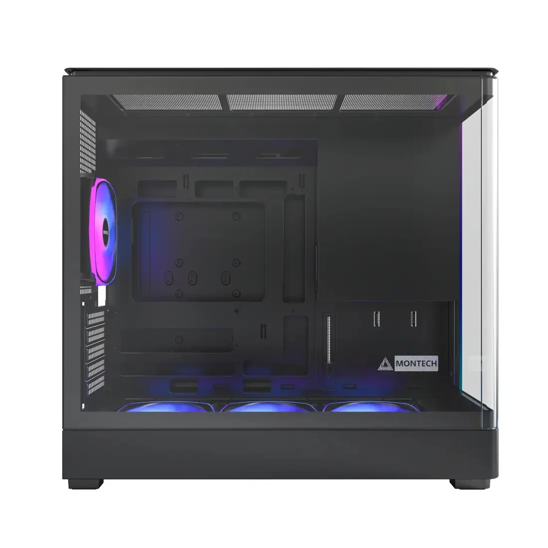 Montech кутия Case mATX - KING 15 PRO (B) - 4 x 120 mm A-RGB, USB-C - Image 79