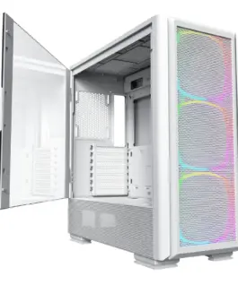 Montech кутия SKY TWO GX Mid-tower Case TG 3x140mm ARGB Fans White