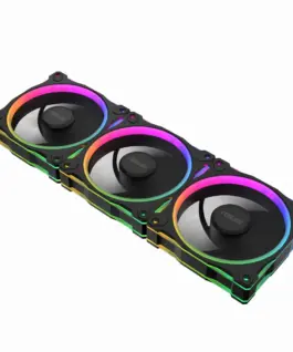 Комплект Вентилатори 3в1 ASUS PRIME MR120 ARGB Reverse Black Edition