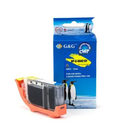 ГЛАВА ЗА CANON PIXMA PRO 100 - Grey - ink tank - WITH CHIP / С ЧИП - /42/ - CLI-42GY (CLI42GY) - 6390B001 - PN NC-C-00
