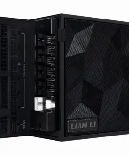 Alternative view of Захранващ блок Lian Li EDGE 1000W 80+ Gold PCIe 5.1, ATX 3.1 - Черно