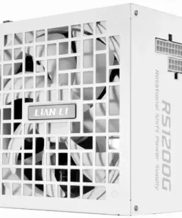 Захранващ блок Lian Li RS 1200W 80+ Gold PCIe 5.1 ATX 3.1 RS Hub - Бял