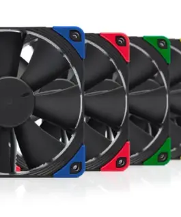 Alternative view of Noctua вентилатор Fan 120mm NF-F12 PWM Chromax.black.swap