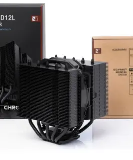 Noctua Охлаждане CPU Cooler NH-D12L chromax.black