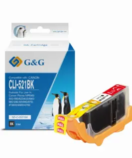 ГЛАВА ЗА CANON PIXMA iP 3600/4600/MP 540/620/630/980 - Black - ink tank - WITH CHIP / С ЧИП - /521/ - CLI-521B (CLI521B)