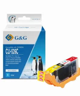 ГЛАВА ЗА CANON PIXMA iP 4850/MG 5150/5250/6150/8150 - Cyan - ink tank - WITH CHIP / С ЧИП - /526/ - CLI-526C (CLI526C)