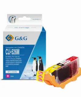 ГЛАВА ЗА CANON PIXMA iP 4850/MG 5150/5250/6150/8150 - Magenta - ink tank - WITH CHIP / С ЧИП - /526/ - CLI-526M (CLI526