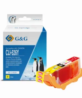 ГЛАВА ЗА CANON PIXMA iP 4850/MG 5150/5250/6150/8150 - Yellow - ink tank - WITH CHIP / С ЧИП - /526/ - CLI-526Y (CLI526Y