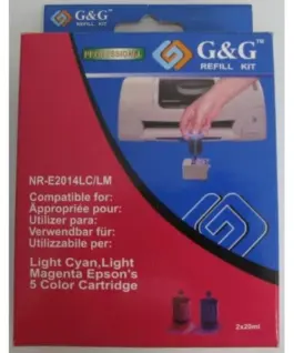 РЕФИЛ ЗА ГЛАВИ ЗА EPSON - Color Cartridge Series  - Light Cyan & Light Magenta - OUTLET - PN NR-E2014LC/LM -