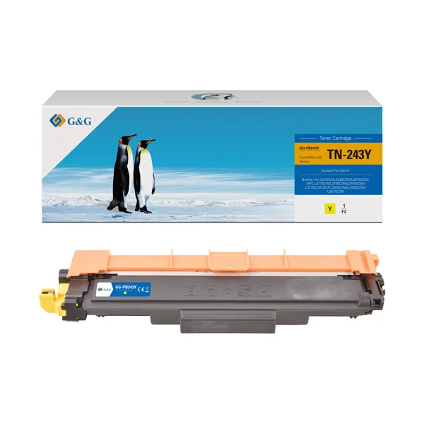 КАСЕТА ЗА BROTHER TN243Y (TN-243Y) - Yellow - PN NT-PB243Y - G&G