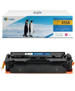 КАСЕТА ЗА HP Color Laserjet PRO M454dn/M454dw/MFP M479dw/M479fdn/M479fdw - WITH CHIP / С ЧИП - Magenta - /415A/ - W2033A
