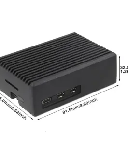 Кутия за компютър Inter-Tech ODS-739 RASPBERRY - Black
