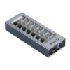Orico хъб USB3.0 HUB 7 port with Power Adapter On/Off buttons Aluminium - AT2U3-7AB-EU-GY